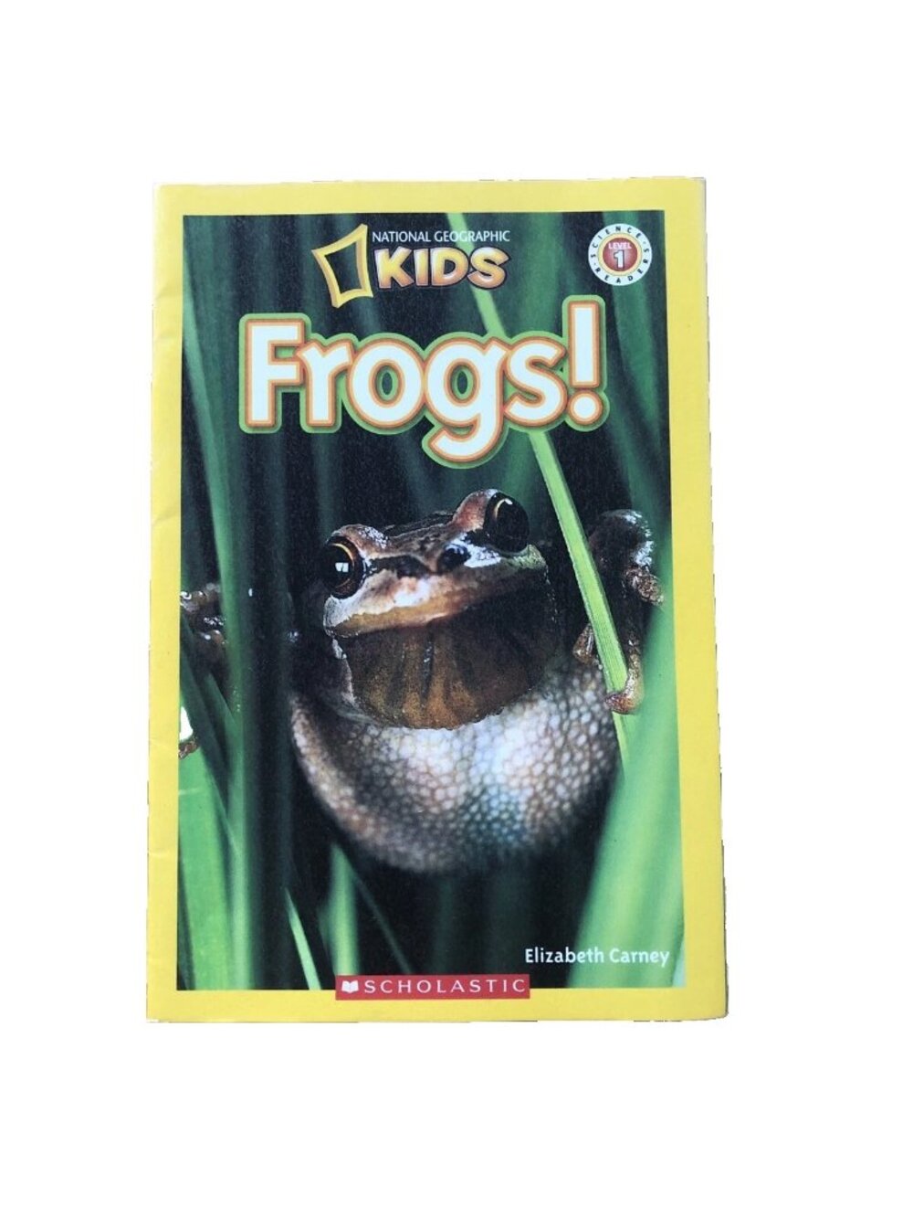 National Geographic Kids Frogs! - Elizabeth Carney 2010 paperback